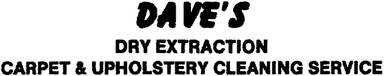 Dave's Dry Extraction Carpet & Upholstery