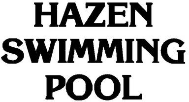 Hazen Swimming Pool