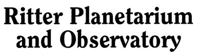 Ritter Planetarium & Observatory