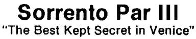 Sorrento Par III